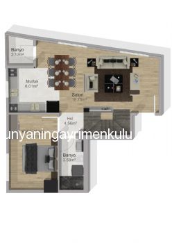 KÜÇÜKYALI MERKEZDE YENİ BİNADA 2+1 SATILIK DAİRE